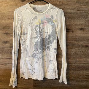 White long sleeve shirt